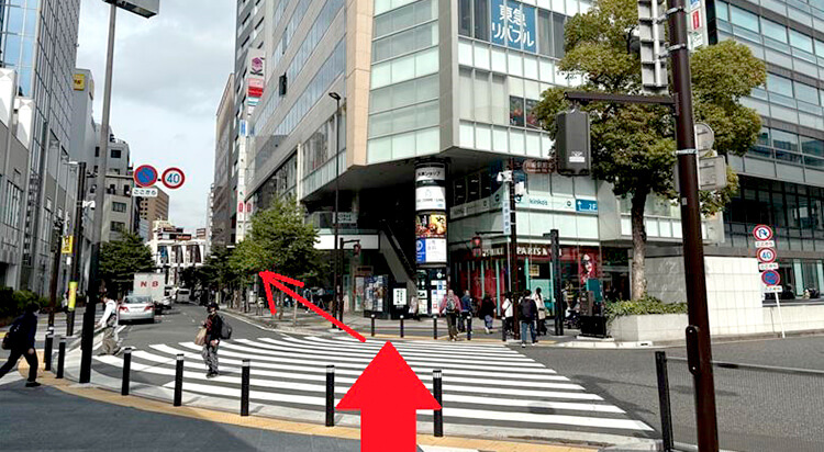 JR川崎駅からイースト駅前クリニック川崎院へのアクセスマップ