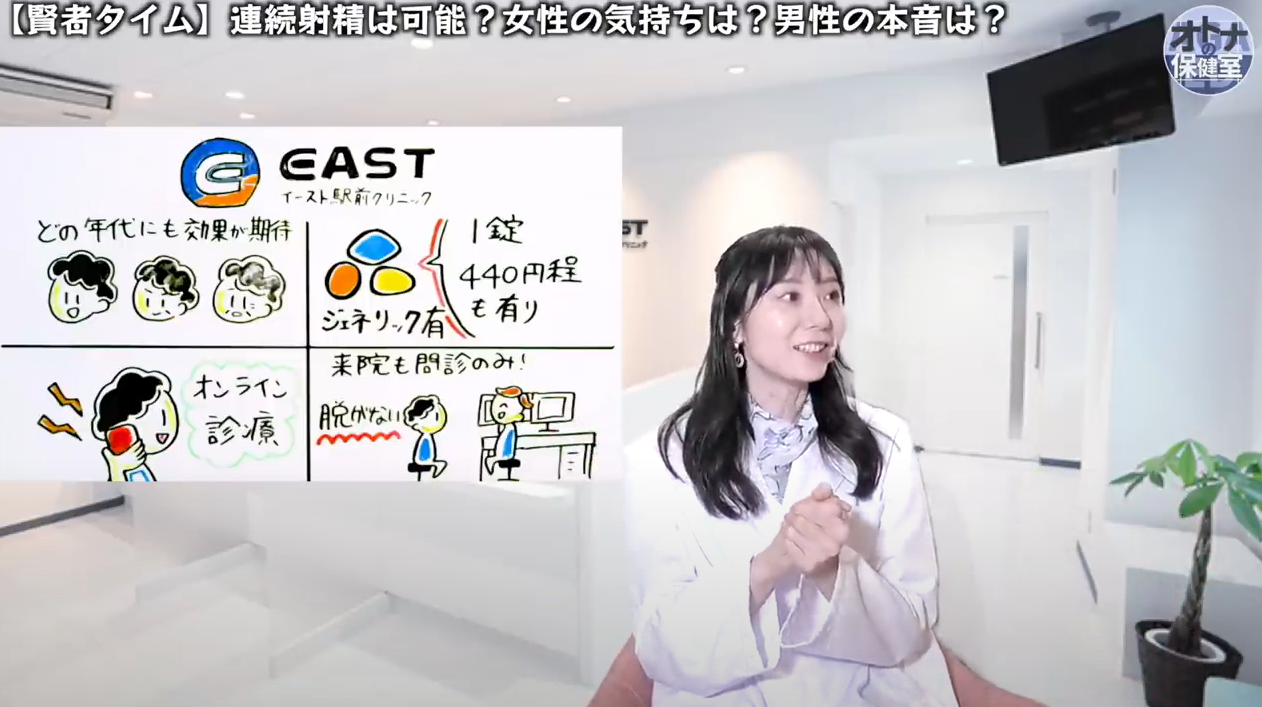 イースト駅前クリニックではED治療を行っています